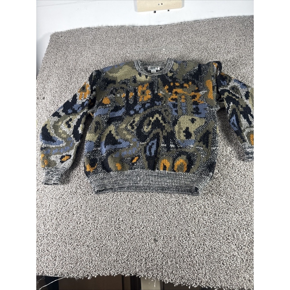 Heet Men's Sportwear Sweater Size Large Geometric